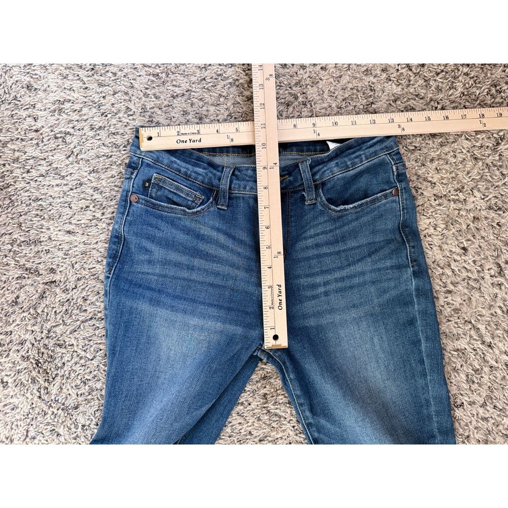 Judy Blue Relaxed Fit Mid Rise Distressed Jeans JB82102 DK Size 29 - Picture 5 of 7